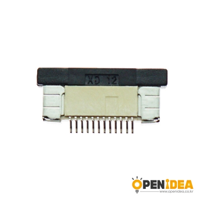 FFC 커넥터 12P SMD 0.5MM 하접점 (10개) [OPEN-CJ001-008]