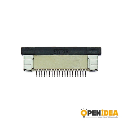 FFC 커넥터 20P SMD 0.5MM 하접점 (10개) [OPEN-CJ001-009]