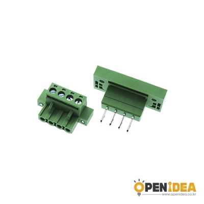 2EDGKMB-5.08-4P M/F 터미널블럭 5.08mm (암수/1세트) [OPEN-CE044-003]