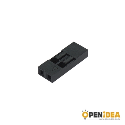 점퍼용 소켓 2.54mm 1X2 (2P) (1묶음/200개) [OPEN-CE008-002]