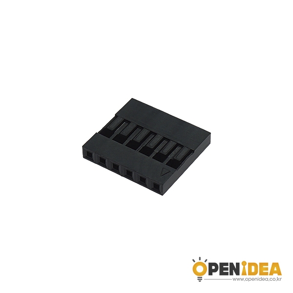 점퍼용 소켓 2.54mm 1X6 (6P) (1묶음/100개) [OPEN-CE008-004]