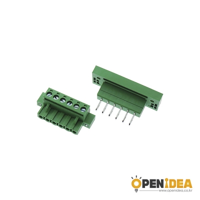 2EDGKMB-5.08-6P M/F 터미널블럭 5.08mm (암수/1세트) [OPEN-CE044-005]