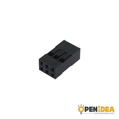점퍼용 소켓 2.54mm 2X3 (6P) (1묶음/100개) [OPEN-CE008-005]