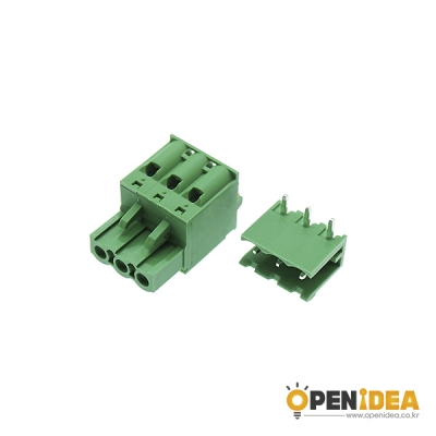 KF2EDGKD (R)-5.08-3P 터미널블럭 5.08mm (암수/2세트) [OPEN-CE029-007]