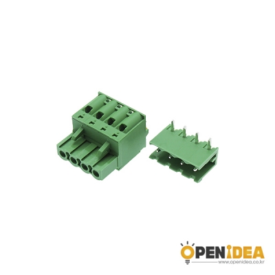 KF2EDGKD (R)-5.08-4P 터미널블럭 5.08mm (암수/2세트) [OPEN-CE029-008]