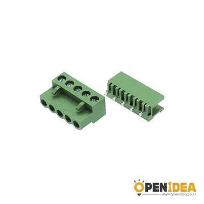 HT5.08-5P M/F 터미널블럭 5.08mm (암수/5세트) [OPEN-CE030-004]
