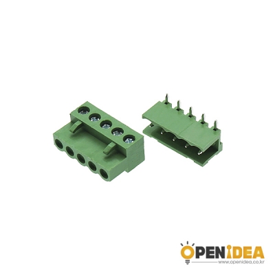 HT5.08(R)-5P M/F 터미널블럭 5.08mm (암수/5세트) [OPEN-CE030-009]