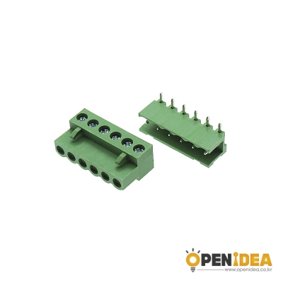 HT5.08(R)-6P M/F 터미널블럭 5.08mm (암수/5세트) [OPEN-CE030-010]