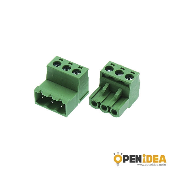 2EDGRK5.08 3P M/F 터미널블럭 5.08mm (암수/1세트) [OPEN-CE031-002]