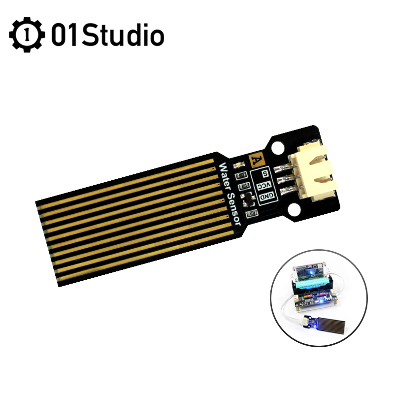 수위 센서 모듈 pyBase용 pyBoard MicroPython 프로그래밍 개발 보드 [01STUDIO-01-E10]