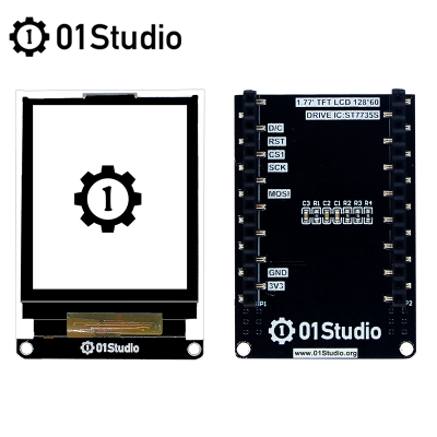 1.77인치 RGB TFT LCD SPI 터치 스크린 모듈 pyBorad 개발보드용 [01STUDIO-01-F04]