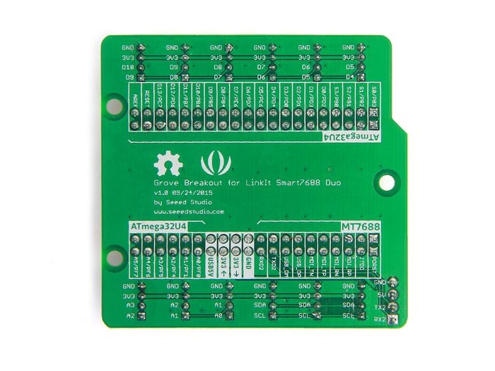 LinkIt 스마트 7688 듀오용 그로브 브레이크아웃 보드 [103030032]