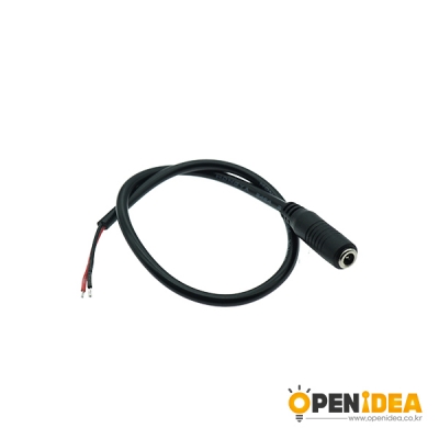 DC잭 케이블 3.5x1.35 30cm (암) AWG22 [OPEN-CM019-012]