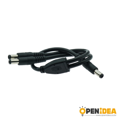 DC잭 케이블 5.5x2.5 30cm (3수) AWG18 [OPEN-CM019-010]
