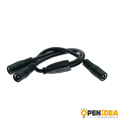 DC잭 케이블 5.5x2.5 30cm (3암) AWG18 [OPEN-CM019-009]