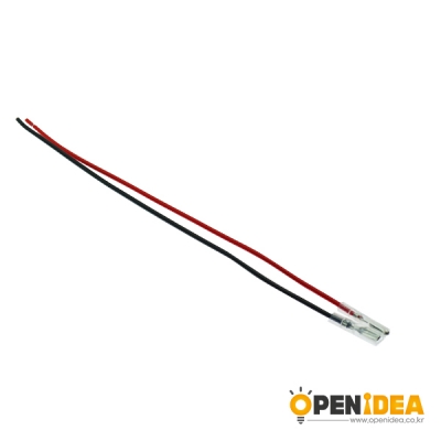 REC 블러그 PG 압착단자 와이어 2.8 20CM 1007 20AWG (빨검세트) [OPEN-BI004-011]