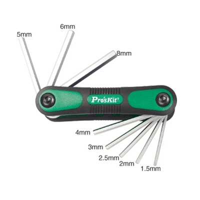 Prokit 육각 드라이버 - 렌치 세트 타입, 8가지 타입 [T9070]