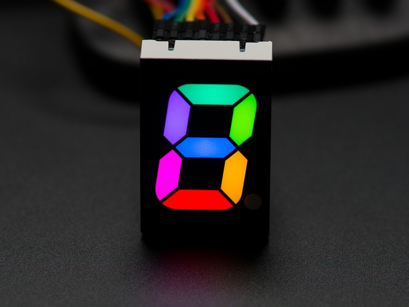 RGB 7-Segment Digit - 1