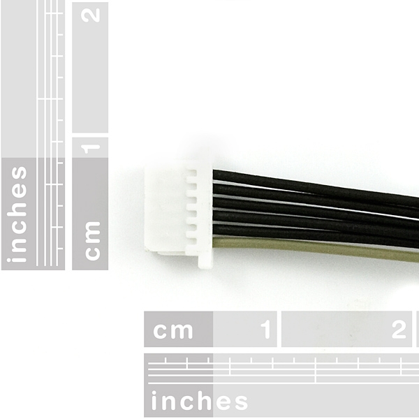 JST SH Jumper 6 Wire - 1 Foot (EM-401 and EM-406)