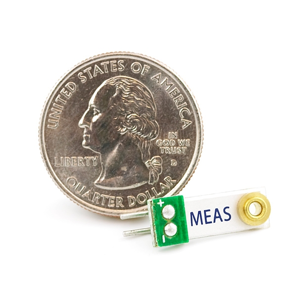 Piezo Vibration Sensor - Small Vertical