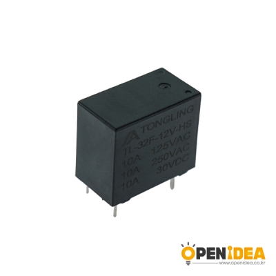 릴레이 12V-10A TL-32F-12V-HS (TONGLING) [OPEN-EA007-004]