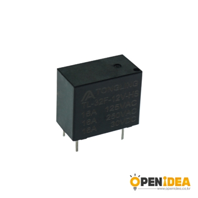 릴레이 12V-16A TL-32F-12V-HS (TONGLING) [OPEN-EA007-005]