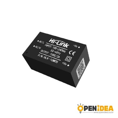 AC-DC 컨버터 HLK-10M05 (220V to 5V2A-10W) (HiLink) [OPEN-ED002-004]