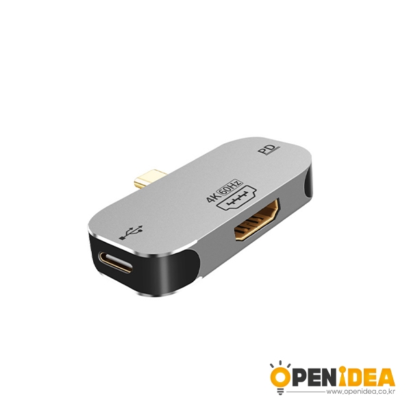 노트북 맥북 C 타입 USB 멀티 허브 컨버터 HDMI 3 in 1 [OPEN-CD012]