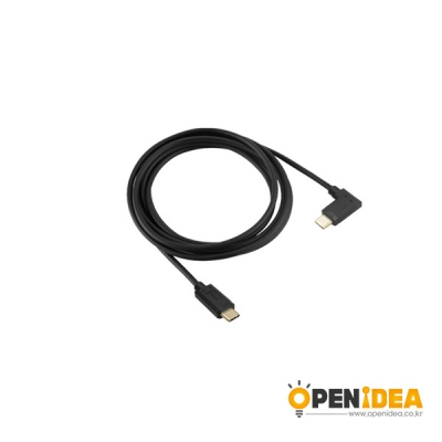 C타입 to C타입 고속 충전 케이블 금도금 90도 TYPE C 1.8M [OPEN-BL018-004]