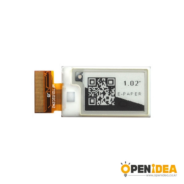 전자 그림판 모듈 1.02인치 흑백 디스플레이 EINK [OPEN-TI22-009]