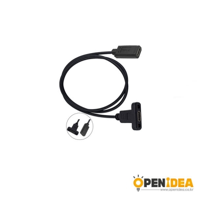도금 USB3.1 TYPE-C 케이블 암 to 암 나사홀 고정 0.3M [OPEN-BL020-019]