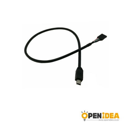 USB케이블 Mini 5P 수 2.54 1X5P PCB 마더보드 0.5M [OPEN-BL026-016]