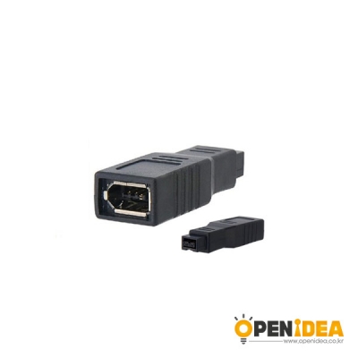 FireWire 400/800 1394 B타입 IEEE 어댑터 컨버터 9p 수 to 6p 암[OPEN-BL028-004]