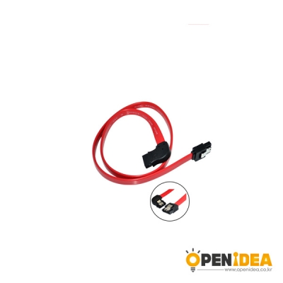 SATA 케이블 시리얼 ATA DATA 업 90도 to 180도 7P 0.5M [OPEN-BL032-006]