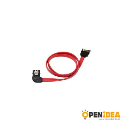 SATA 전원 케이블 7pin M to F 좌 90도 0.5M [OPEN-BL032-010]