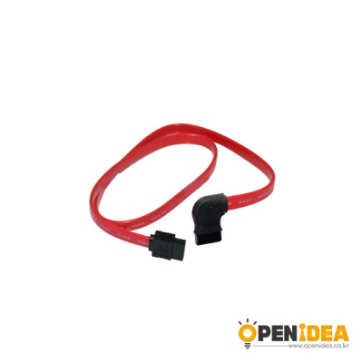 SATA 케이블 시리얼 ATA DATA 좌 90도 to 180도 7P 0.5M [OPEN-BL032-015]