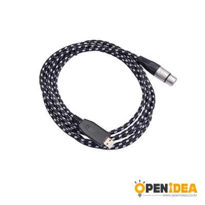 RCA to XLR 수-수 캐논 연장 케이블 1.8M [OPEN-BL012-010-01]
