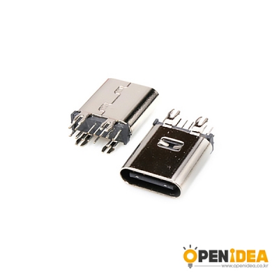 USB 3.1 타입C 암 소켓 커넥터 14P 180도 [OPEN-CO005-010]