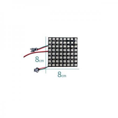 [YwRobot] SK6812 5050 8X8 플렉시블 LED 도트 매트릭스 [ELB080084]