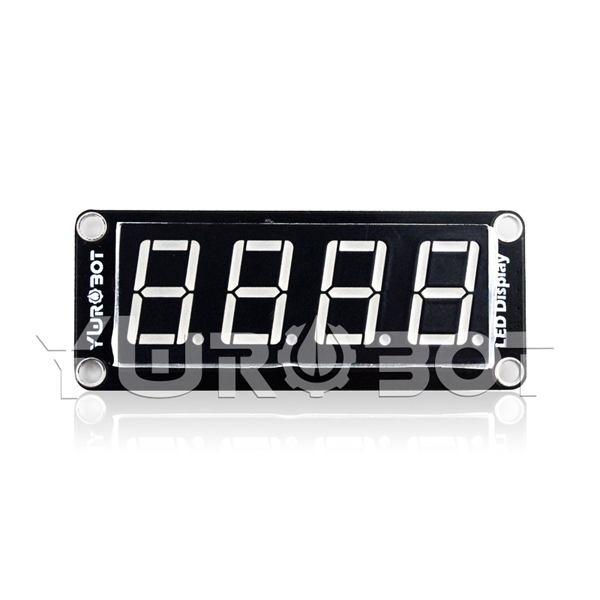 [YwRobot] 아두이노 TM1637 7 segmen LED 모듈 블루 [ELB080017]