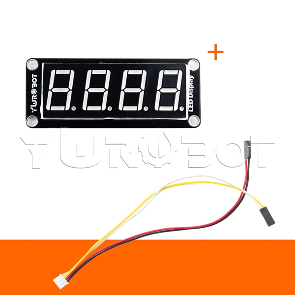 [YwRobot] 아두이노 TM1637 7 segmen LED 모듈 블루 [ELB080017]