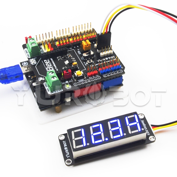 [YwRobot] 아두이노 TM1637 7 segmen LED 모듈 블루 [ELB080017]