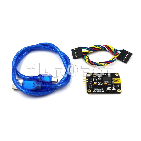 [YwRobot] 아두이노 FTDI Basic V2 / USB to TTL FT232 컨버터 모듈 with 케이블 [KIT080304]