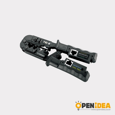 랜 케이블 테스터 압착기 UTP STP 탈피기 스트리퍼 2 in 1 TU-N5684CR [OPEN-GF024-011]