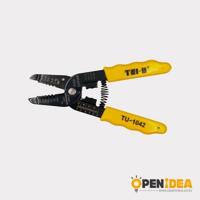 케이블 와이어 스트리퍼 전선 피복제거 절단 수동 스트리퍼 16-24AWG TU-1042 [OPEN-GF023-032]