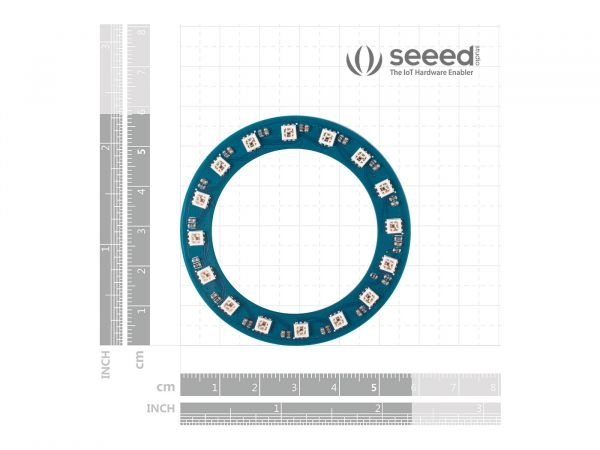 Grove - RGB LED Ring (16-WS2813 Mini) [104020171]