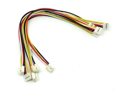 Grove - Universal 4 Pin Buckled 20cm Cable (5 PCs pack) [110990027]