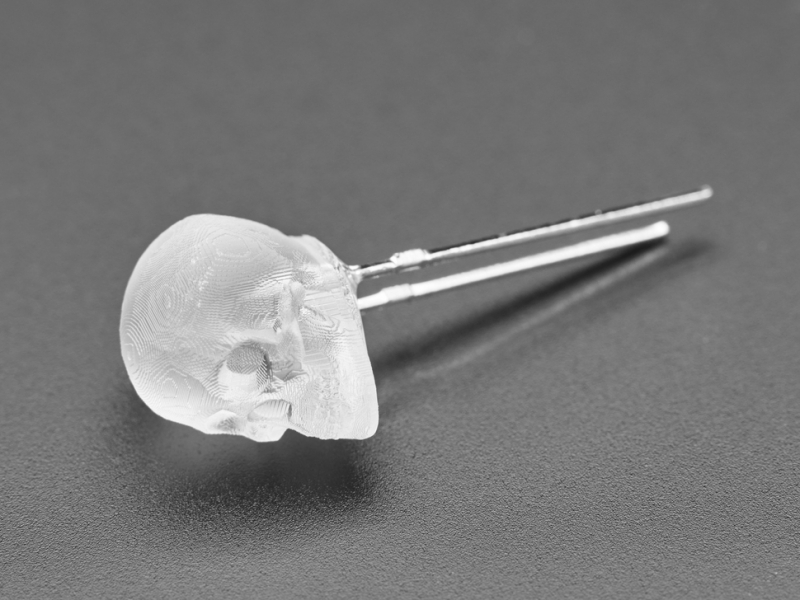 dLUX-dLITE Cool White Skull Shape LEDs 5 Pack by Unexpected Labs