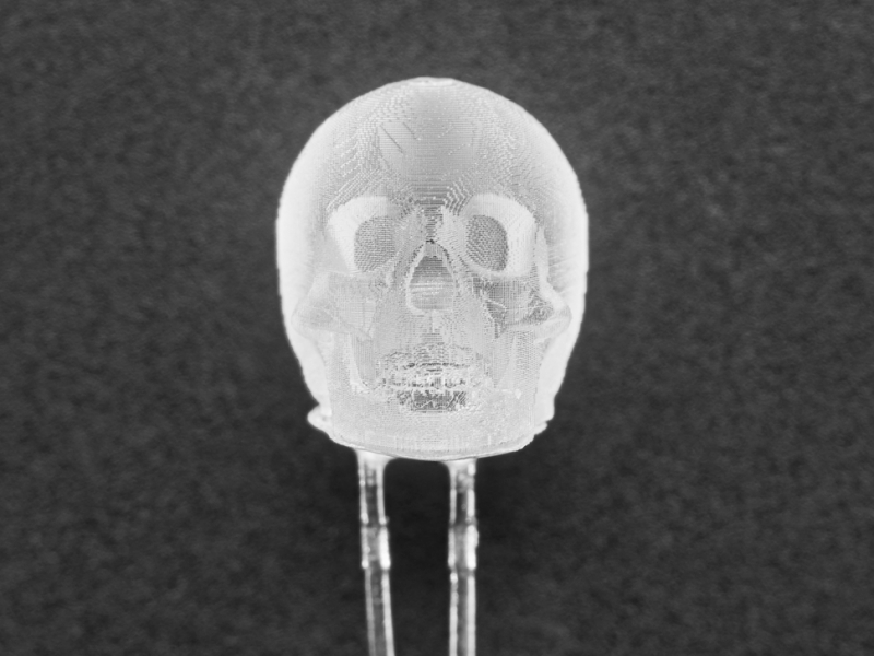 dLUX-dLITE Cool White Skull Shape LEDs 5 Pack by Unexpected Labs