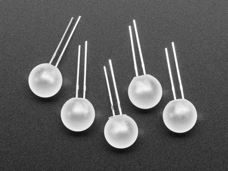 dLUX-dLITE Blue Sphere Shape LEDs 5 Pack by Unexpected Labs